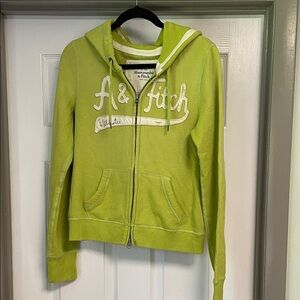 Abercrombie & Fitch Lime Green Hoodie Vintage